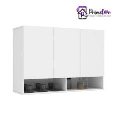 Armário Aéreo Com Nichos E 03 Portas Milão