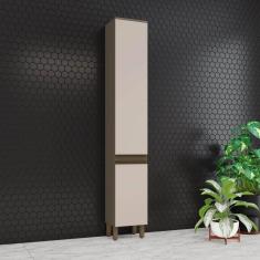 Paneleiro 2 Portas 35cm Aurora Duna/Cristal