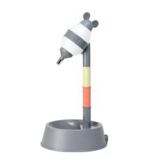 BUYTER Comedouro para gatos 2 em 1, comedouro ajustável para cães e dispensador de água, prato de água para animais de estimação com 2,2 litros de comida e 528 ml de água