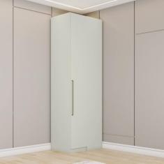 Guarda-roupa Canto Reto 1 Porta Seletto Areia Hp