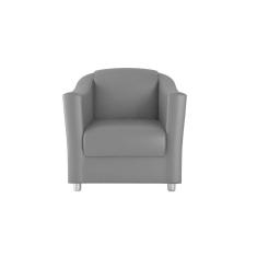 Poltrona Decorativa Bia 1 Lugar Sintético Preto Matrix