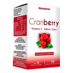 Cranberry + Vitamina C + Selênio + Zinco - 60 Cáps. 500mg - Natunéctar