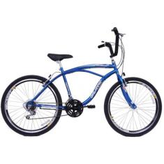 Bicicleta Masculina Aro 26 com 18 marchas Beach - Dalannio Bike