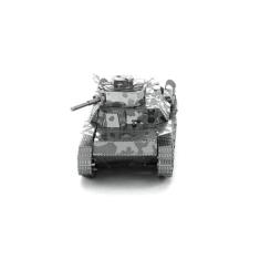 Miniatura De Montar Tanque De Guerra Chi Ha Metal Earth, prata