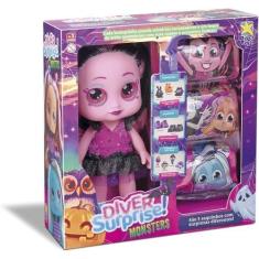 Boneca Diver Surprise Série Monsters Vampiresca Divertoys