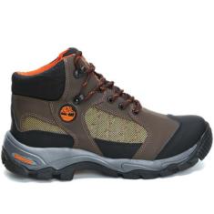Tênis Adventure TRYLHA Impermeável Hiking Soft WATERPROOF, Marrom, 44