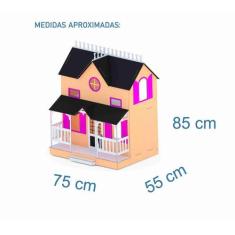 Kit Casa Bonecas Decorativa Com Móveis Lian Eco E+C - Darama
