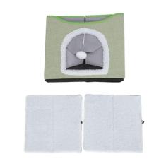 Casa de Gato Dobrável de Camada Dupla Cama Multifuncional Macia e Confortável Segura e Confiável Fácil de Limpar Caverna Grande para Gatos para Gatos Internos, Com Almofada para