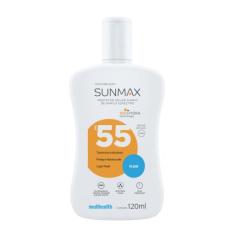Protetor Solar Sunmax Fluid Pele Oleosa e Mista FPS 55 Loção Fluida co