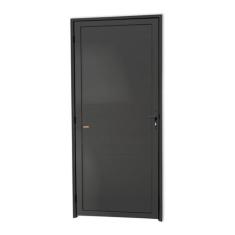Porta de Alumínio Lambril Super 210cm X 80cm Brimak Abertura Direita
