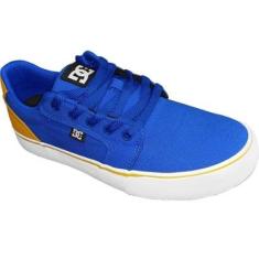Tênis Dc Shoes Anvil TX LA Blue Mustard-Unissex