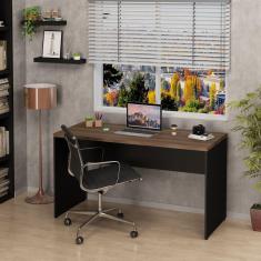 Mesa De Escritório Escrivaninha 1.40x60 Tampo 30mm Netmobil