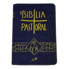 Nova Bíblia Pastoral - Média - Zíper Jeans - 1ª Ed.