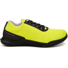 Tênis Rock Fit Grip 3 Amarelo Flour Preto Cross Training Calçado Musculação Academia Confortável-Unissex