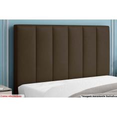 Cabeceira Cama Box Estofada King King Cintra Plus Veludo Cacau - Simbal