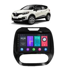 Kit Central Multimídia Android Captur 2017 2018 2019 2020 2021 2022 9 