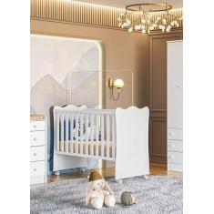 Berço Infantil Doce Sonho 1 Qmovi Branco
