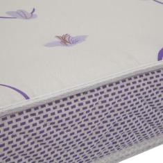 Cama Solteiro Simba Pés Amadeirado com Colchão D20 - Reller Móveis, Ar