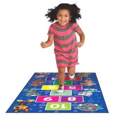 Tapete Infantil Patrulha Canina Amarelinha 140x70 Cm - Líder Brinquedo