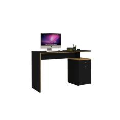 Escrivaninha Mesa De Computador 1 Gaveta E 1 Porta Office - LOJAS PRIM