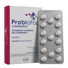 Probiatop Probiótico C/ 30 Comprimidos - FQM, Sem Sabor