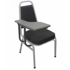 Cadeira Universitária Empilhável Hotel Plus Cinza