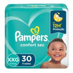 Fralda Pampers Confort Sec Xxg 30 Unidades