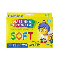 Massinha de Modelar 180g 12 Cores ACRILEX