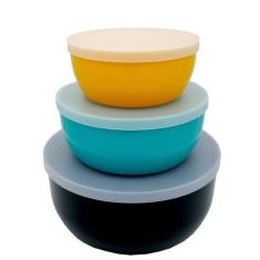 Conjunto com 3 Potes, kit com 3 tamanhos diferentes de 0,4l, 0,8l e 1,