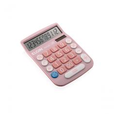 Calculadora De Mesa 12 Dígitos Mv-4130 Rosa