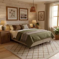 Cama Box Queen Castor Revolution Pocket Hibrido 158x198x54 + Box Casto