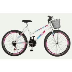 Bicicleta Aro 26 Kls Sport Gold Freio V-Brake Mtb 21 Marchas Feminina,