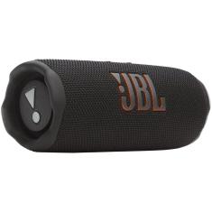 Caixa de Som Bluetooth JBL Flip 7 Preta Portátil IP68 À Prova D`Água e Poeira com AI Sound Boost e 16h de Bateria
