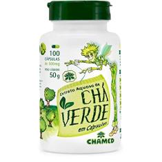 Chá Verde 500 mg, Natural, Chamel, 100 Cápsulas