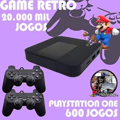 Vídeo Game Retro 20.000 Jogos + 2 Controles + 600 Jogos PS1
