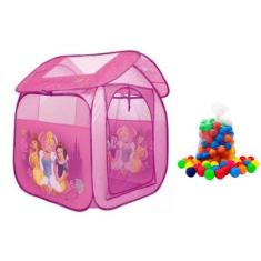 Barraca Infantil Princesas Com 50 Bolinhas Zippy Toys