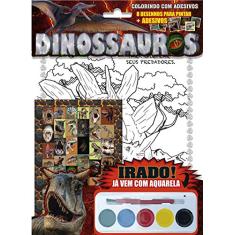 Dinossauros - Colorindo com adesivos