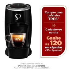 Cafeteira Tres Corações Touch Automática Preta-fosco 220v Cor Preto Touch