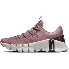 Nike Free Metcon 5 Tênis de treino feminino (DV3950-201, malva esfumaçado/osso claro/marrom veludo/), Smokey Mauve Platinum Violet Light Bone, 41