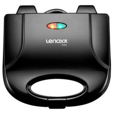 Grill e Sanduicheira Easy Lenoxx, Preto, 110V