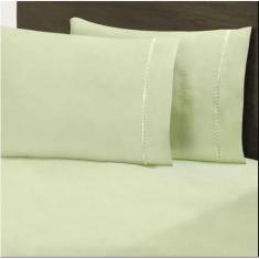 Jogo de Lençol Casal Queen 4 Peças Ponto Palito Algodão  - Veneza Enxo