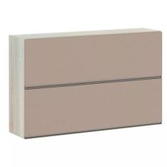 Armário Basculante Duplo Luciane 120cm 2 Portas Luci, Legno Crema/Conn