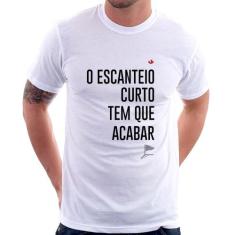 Camiseta O escanteio curto tem que acabar - Foca na Moda, Branco, G