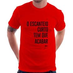Camiseta O escanteio curto tem que acabar - Foca na Moda, Vermelho, GG
