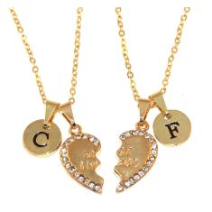 Colar Pra Sempre Amigas Best Friends Inicial Folheado 18k