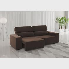 Sofá Retrátil e Reclinável 3 Lugares 200cm Lion