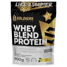 Whey Blend Protein Concentrado e Isolado - 900g - Soldiers Nutrition (900g, Baunilha)