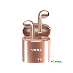 Fone De Ouvido Bluetooth Easy W1+ Tws True Wireless - Dourado - VINIK