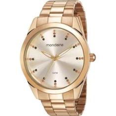 Relógio Mondaine Feminino Dourado 53672lpmvde1-Feminino