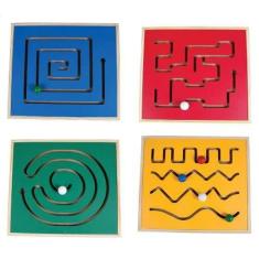 Brinquedos Educativos - Painéis Psicomotores 4 Unidades - Sonho de Cri